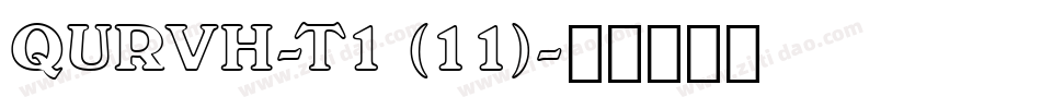 QURVH-T1 (11)字体转换